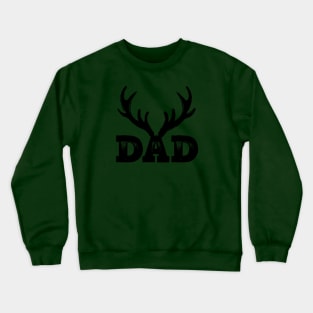 Dad Antlers Crewneck Sweatshirt